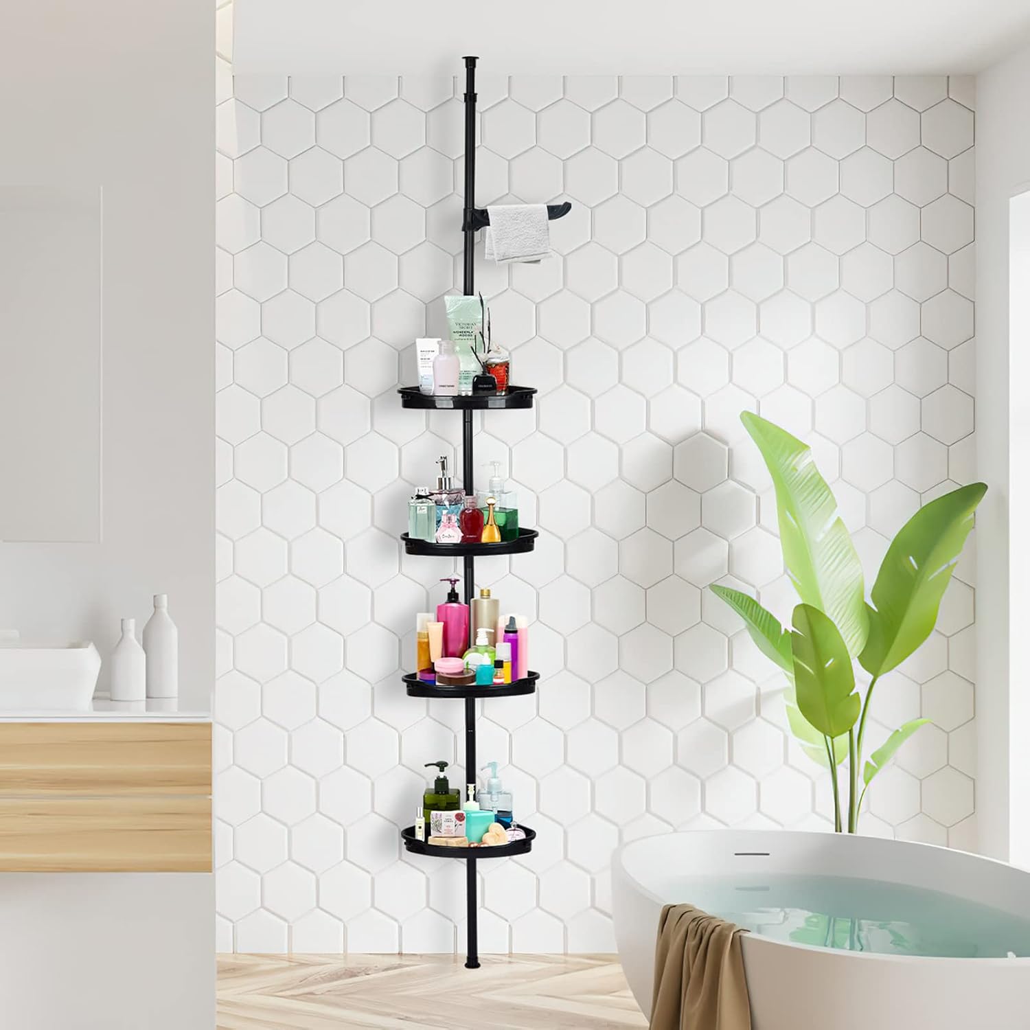 4 Tier Corner Shower Caddy Ten - Fishing Rod Telescopic recension och pris
