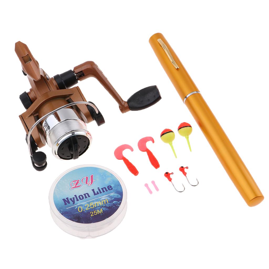Mini Portable Pocket Fishing P - Fishing Rod Combo recension och pris