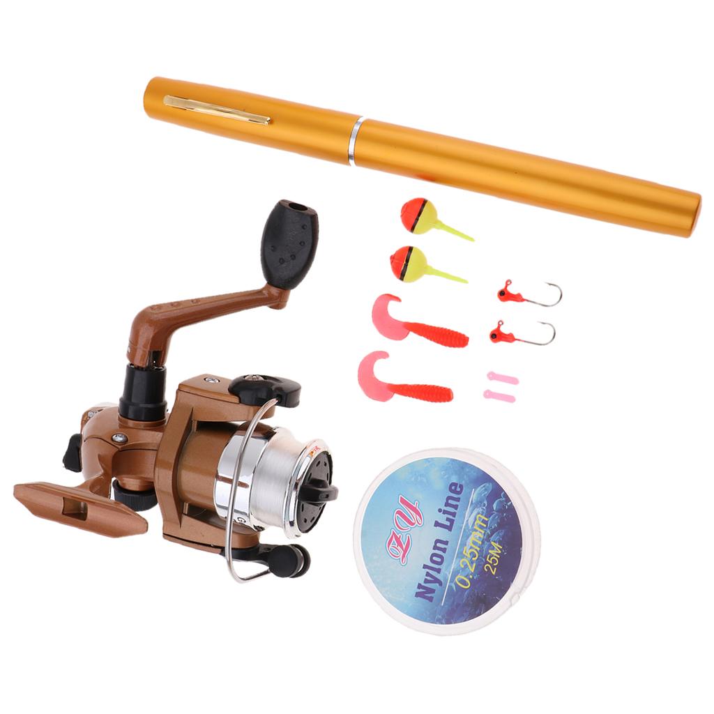Mini Portable Pocket Fishing P - Fishing Rod Combo recension och pris
