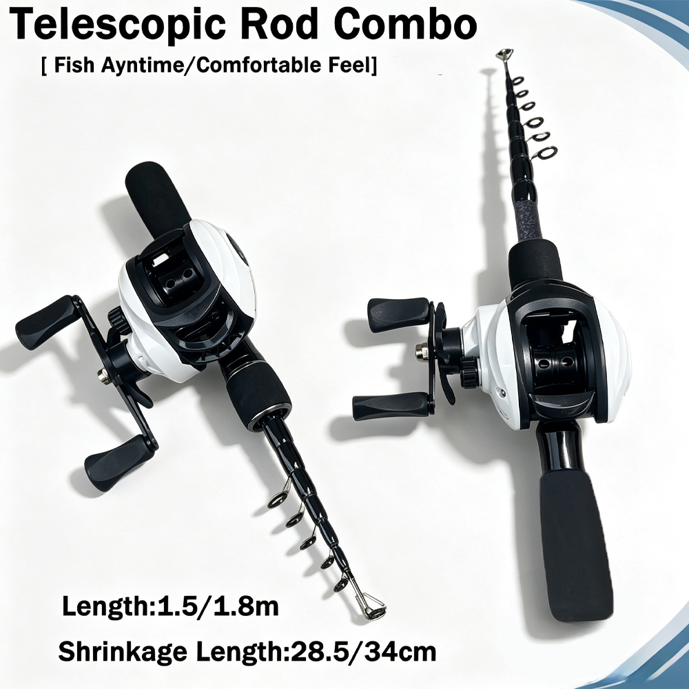 1.5/1.8m SuperLight65g Telesco - Fishing Rod Spinning recension och pris